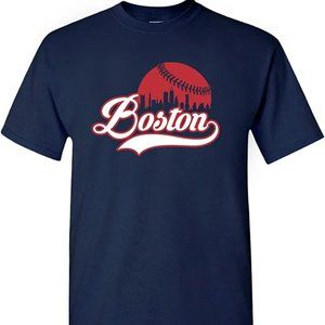 Boston City Baseball Skyline Shirt